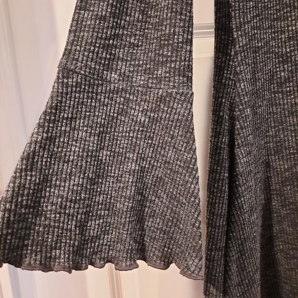 Abercrombie Dress Women Large Gray Mini Ribbed Knit Y2K Fairy Grunge 90s Retro - Picture 4 of 8